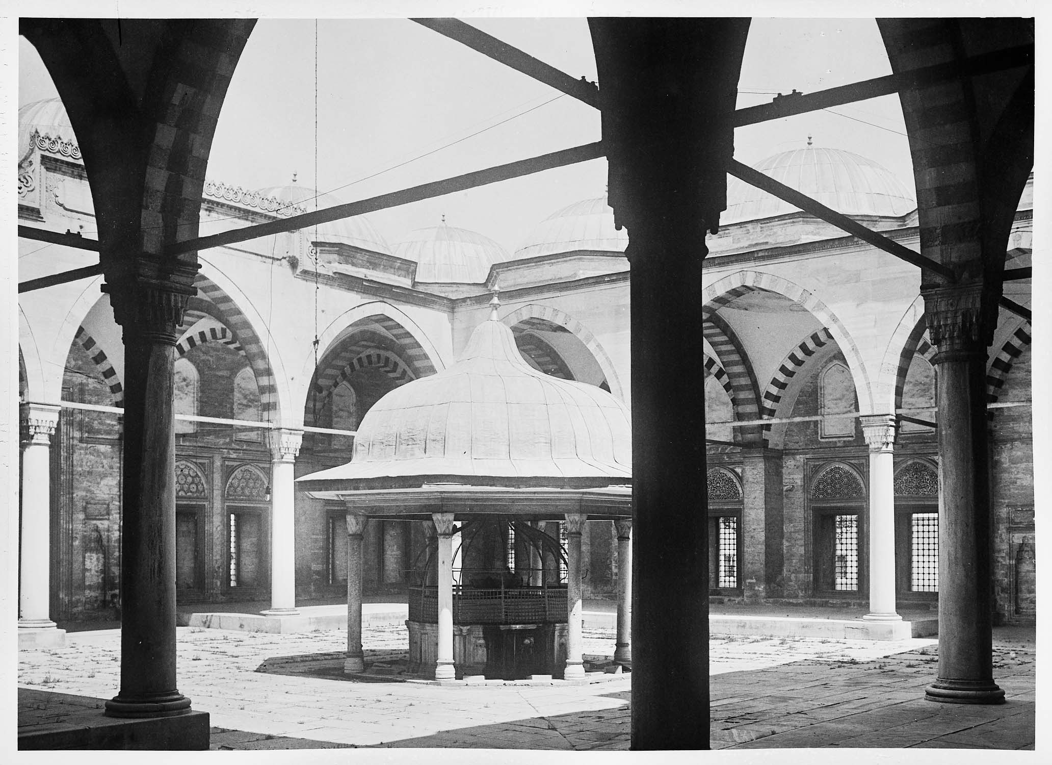 Vue de la cour intérieure